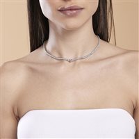 Collana Mabina Donna TENNIS CLUB in Argento Zircone 553453 - 553453